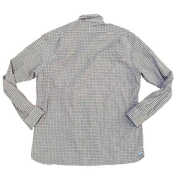 Polo Ralph Lauren Men Classic Plaid Button Up Shirt XL Dress Pony Purple Stretch - Picture 6 of 7